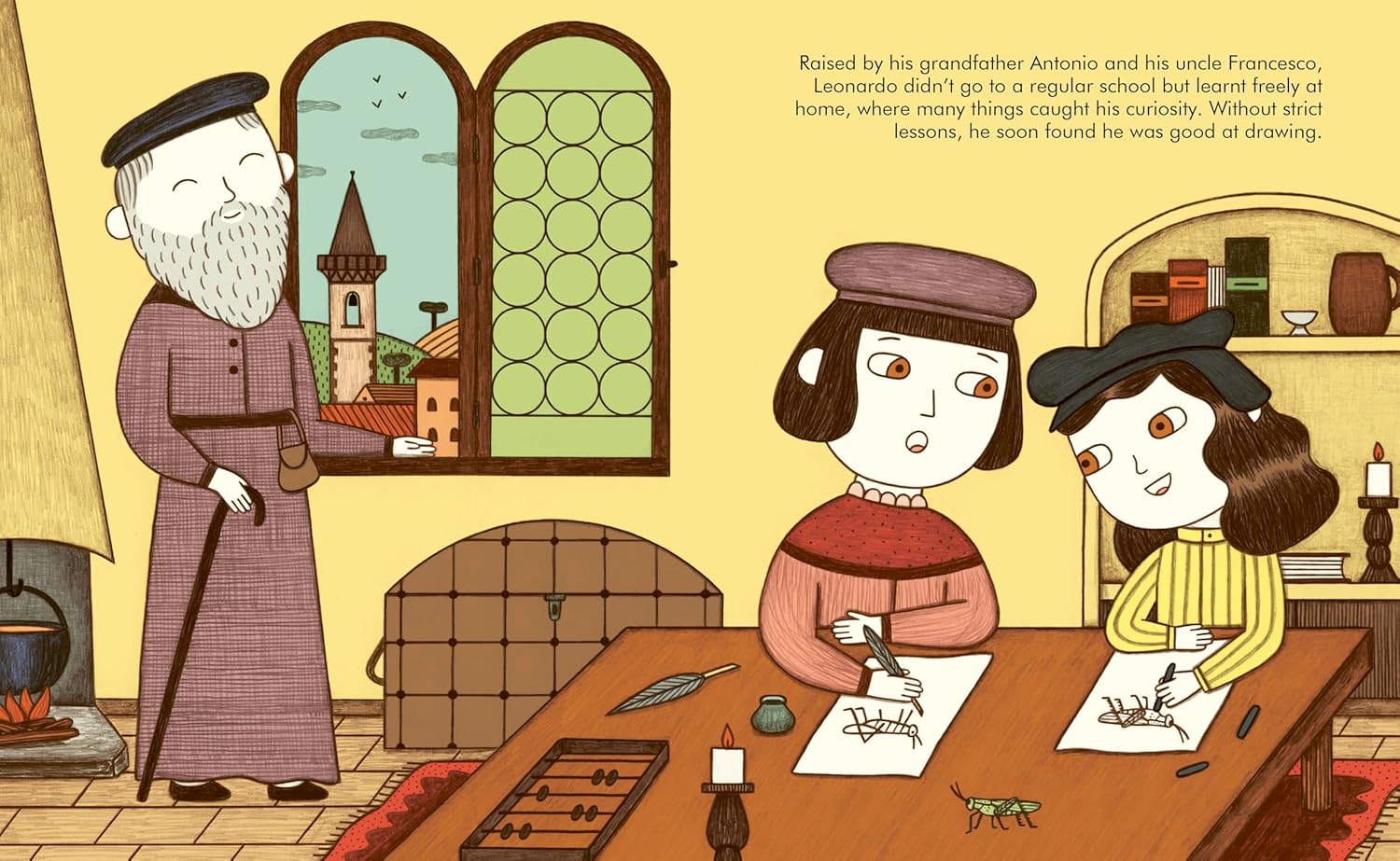Little People Big Dreams Leonardo Da Vinci by Sanchez Vegara