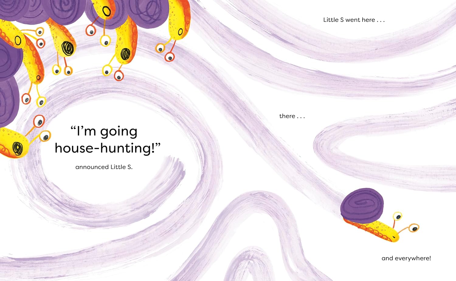 Little Snail Goes House-Hunting by Bia Melo