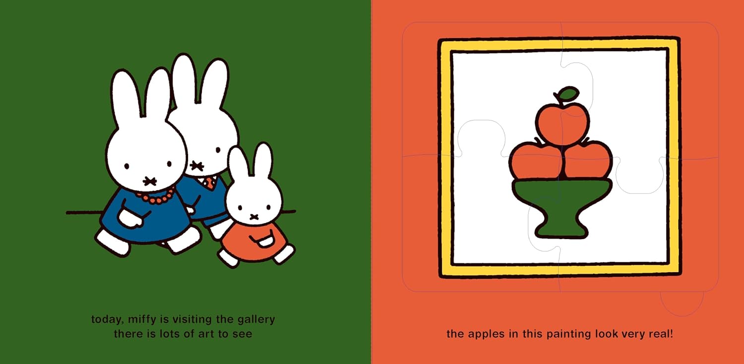 Miffy The Artist Jigsaw Puzzle Book by Dick Bruna