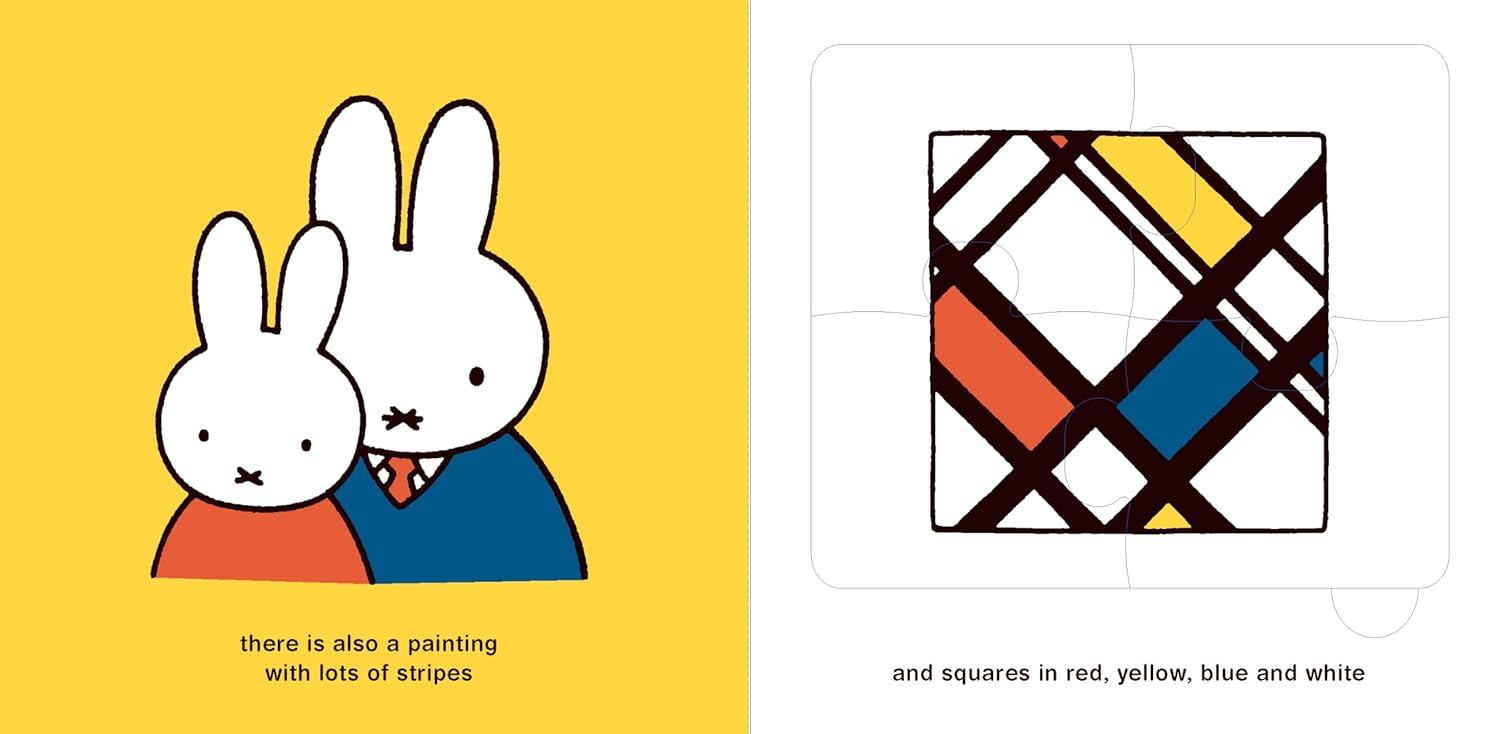 Miffy The Artist Jigsaw Puzzle Book by Dick Bruna