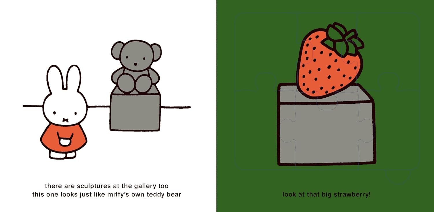 Miffy The Artist Jigsaw Puzzle Book by Dick Bruna