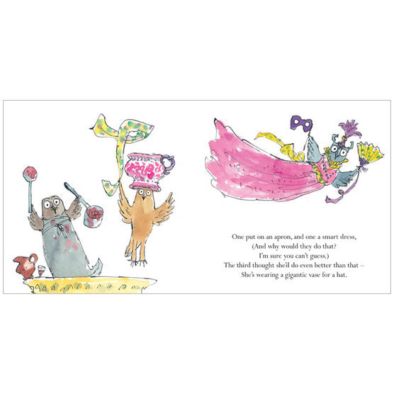 Three Little Owls by Emanuele Luzzati