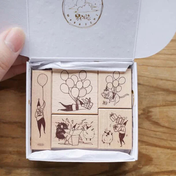 MODAIZHI 10th Anniversary Rubber Stamp Set