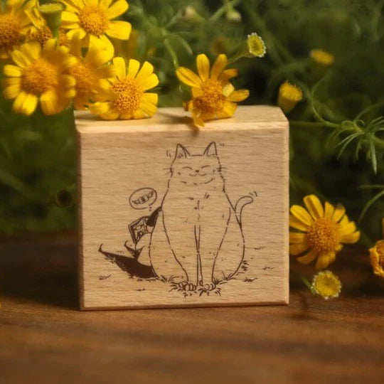 MODAIZHI Rubber Stamp Cat Attendant (C) Dedicated Caregiver