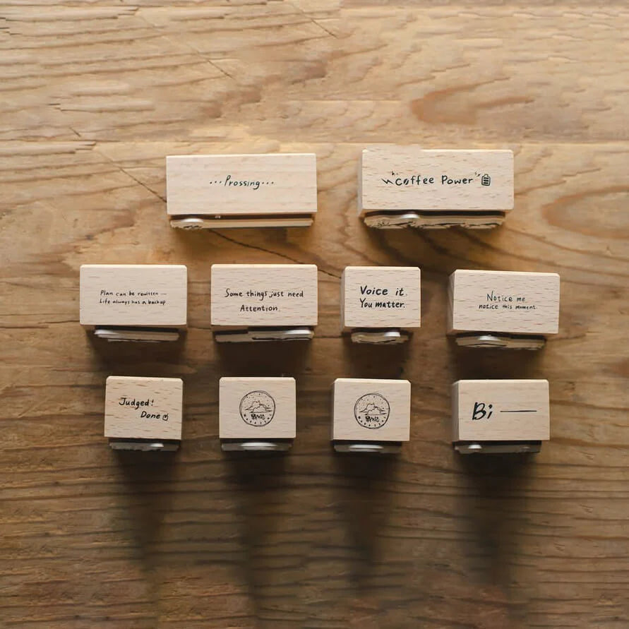 MODAIZHI Rubber Stamp Collection: Notice Signboard Elf