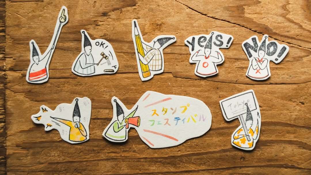 MODAIZHI Rubber Stamp Collection: Notice Signboard Elf