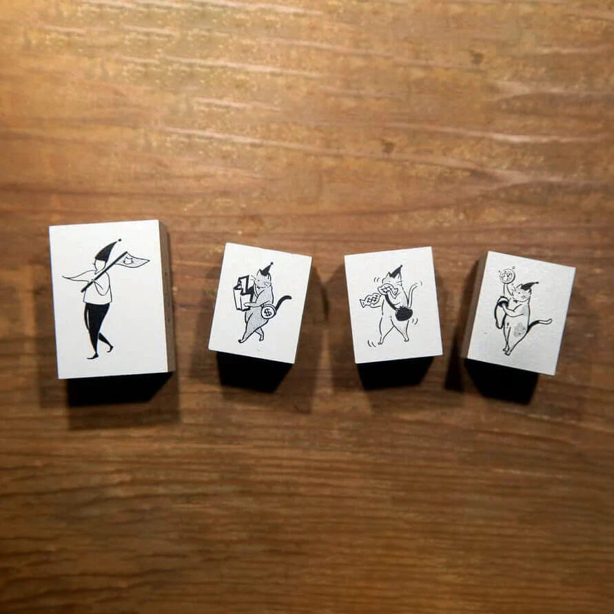 MODAIZHI Rubber Stamp Set Group Tour Elf