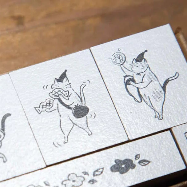 MODAIZHI Rubber Stamp Set Group Tour Elf
