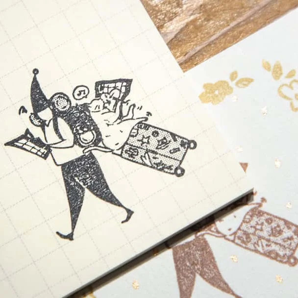 MODAIZHI Rubber Stamp The Solo Traveler Elf