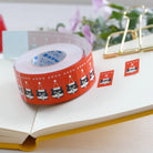 PANDA FACTORY Price Tag Labels Merikuri Cat (Merry Xmas Cat) (L) Sample Pack (50± pieces)