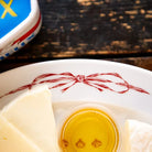 OURS Oval Ceramic Plate Bon Appetit!