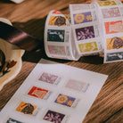 MEOW ILLUSTRATION Price Tag Label Sticker Roll The Gallery Sample Pack (50± pieces)