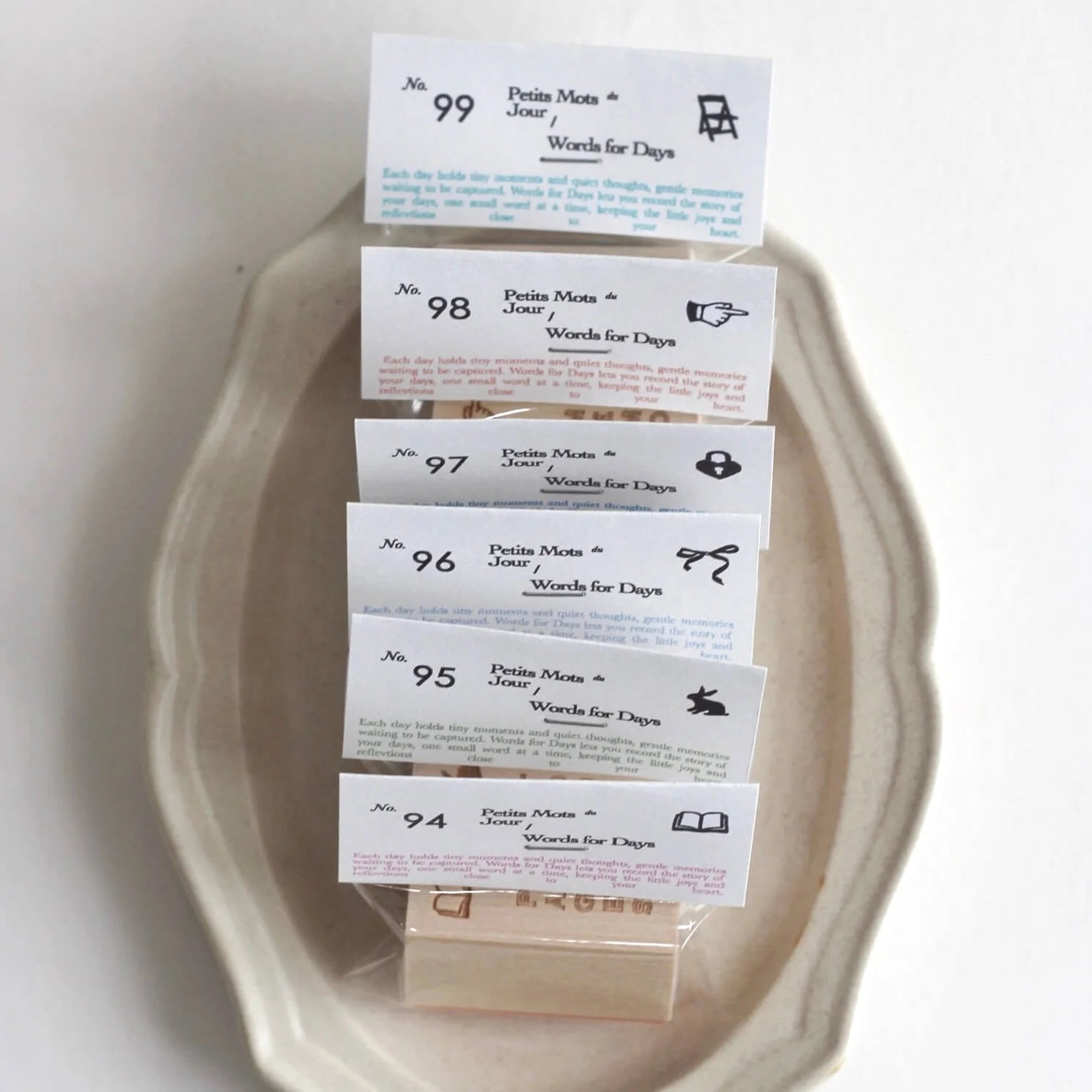 NYRET Rubber Stamp Collection: Vol.14 Words For Days No.94 Pages