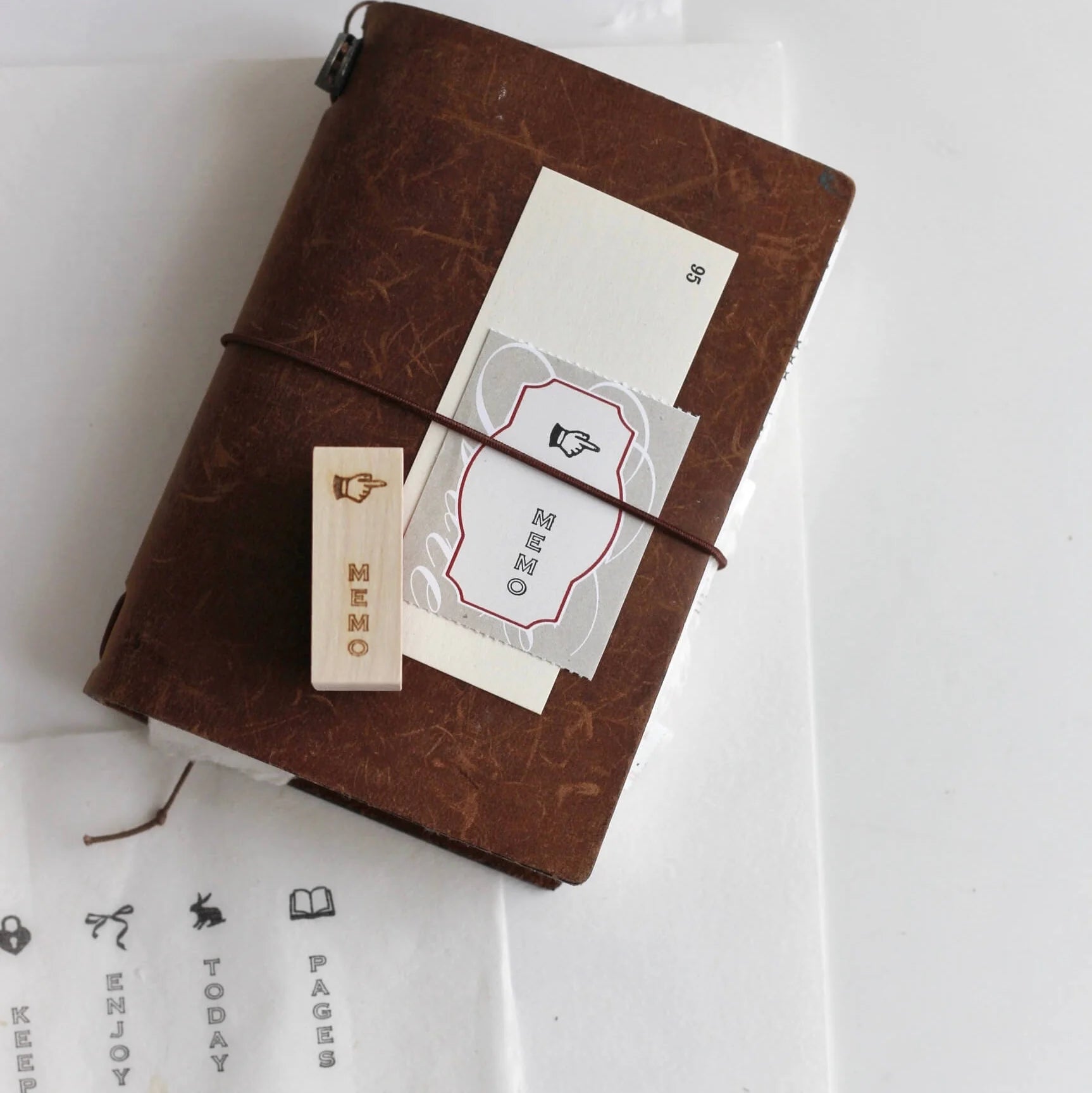 NYRET Rubber Stamp Collection: Vol.14 Words For Days No.98 Memo