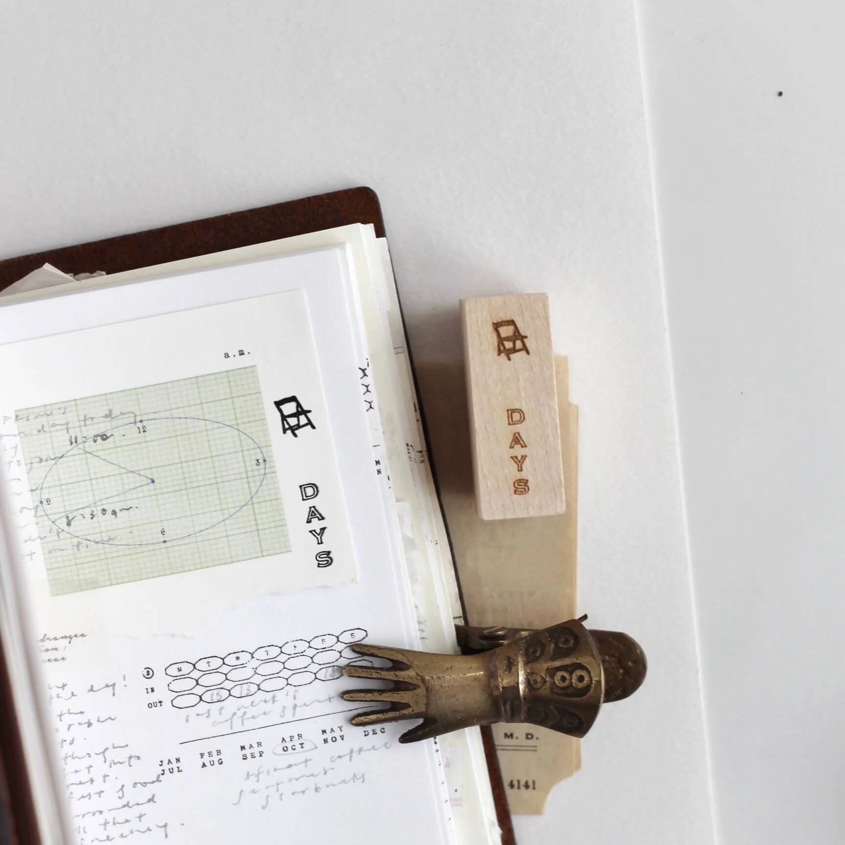 NYRET Rubber Stamp Collection: Vol.14 Words For Days No.99 Days