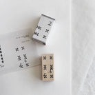 NYRET Rubber Stamp Collection: Vol.15 Little Duet No.102 Gentle Weaved