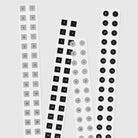 FLAGG Mono Type Roll Label Alphabet & Number Circle Alphabet