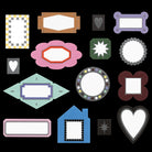 FLAGG Roll Paper Label Shiny Frame