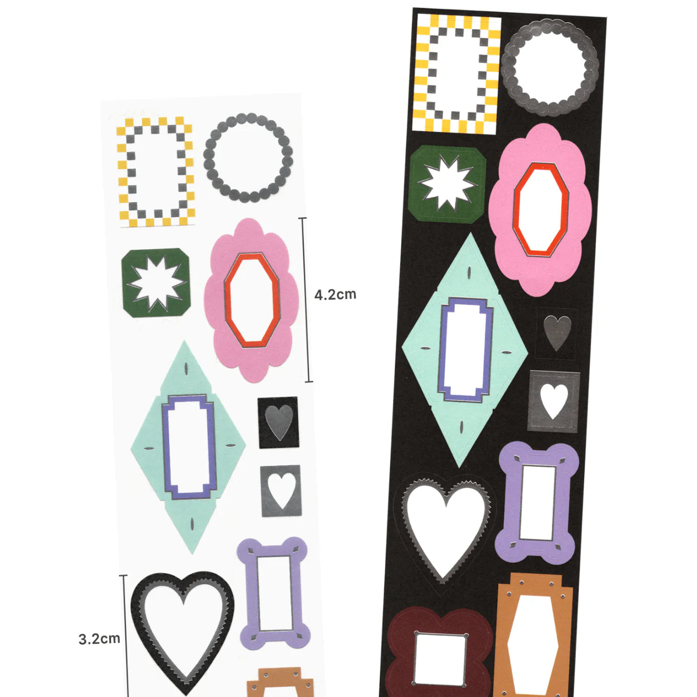 FLAGG Roll Paper Label Shiny Frame