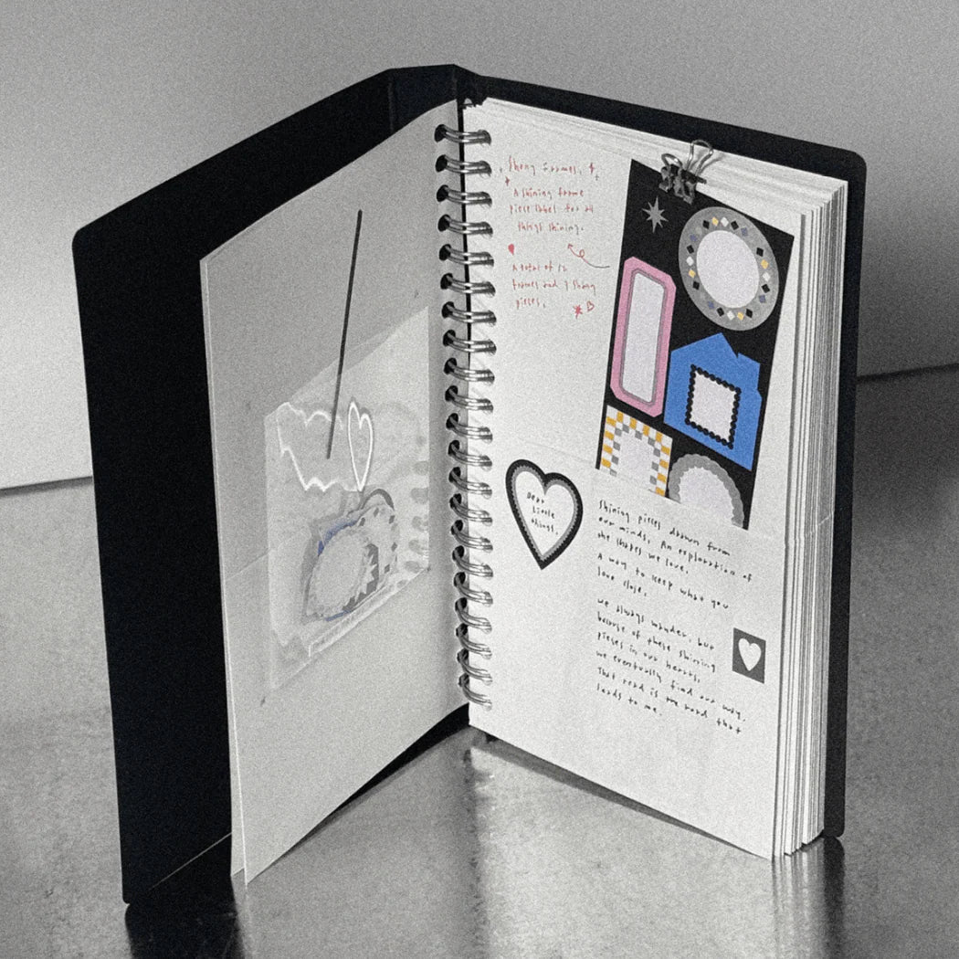 FLAGG Roll Paper Label Shiny Frame