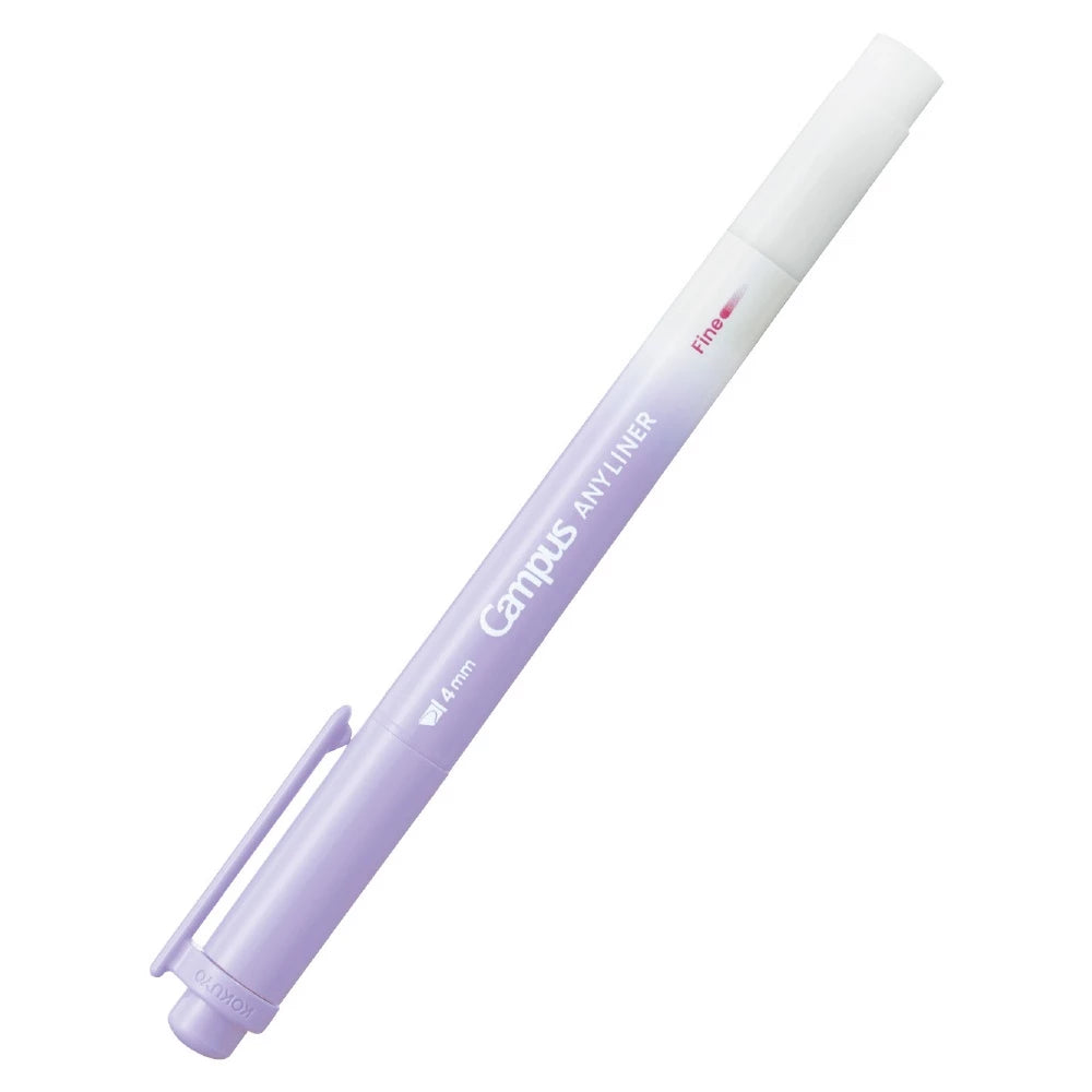 KOKUYO Campus Any Liner Highlighter 4mm Fine Tip Smoke Violet (WPM1-14)