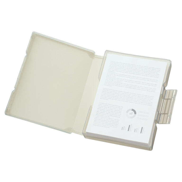 LIHIT LAB Mutual File Case A2039 Thick #4 Terracotta Orange