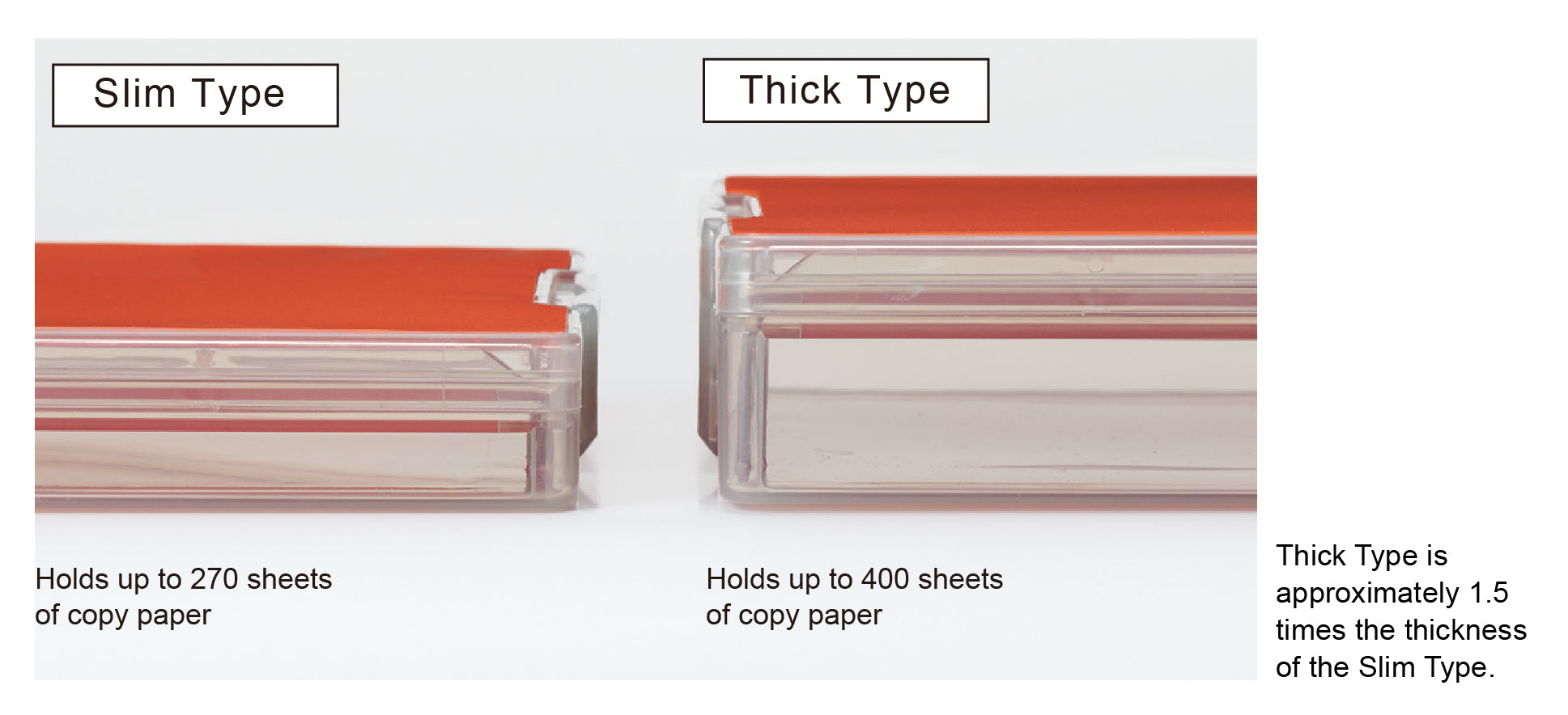 LIHIT LAB Mutual File Case A2039 Thick #4 Terracotta Orange