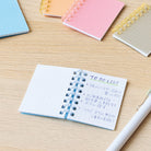 LIHIT LAB Open Ring Notebook Mini #1 Clear