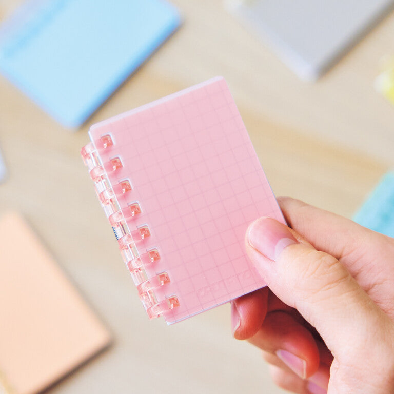 LIHIT LAB Open Ring Notebook Mini #1 Clear