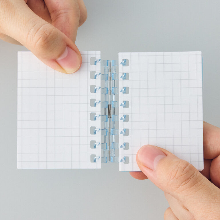 LIHIT LAB Open Ring Notebook Mini #1 Clear
