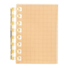 LIHIT LAB Open Ring Notebook Mini #4 Orange