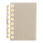 LIHIT LAB Open Ring Notebook Mini #9 Brown