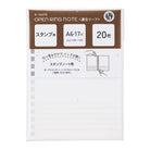 LIHIT LAB Note Leaf for Stamp Notebook A6