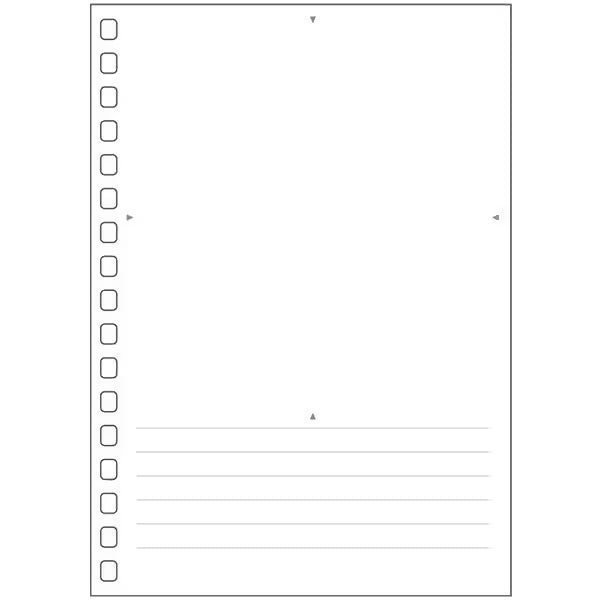 LIHIT LAB Note Leaf for Stamp Notebook A6