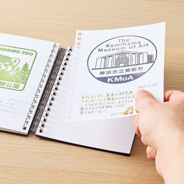 LIHIT LAB Note Leaf for Stamp Notebook A6