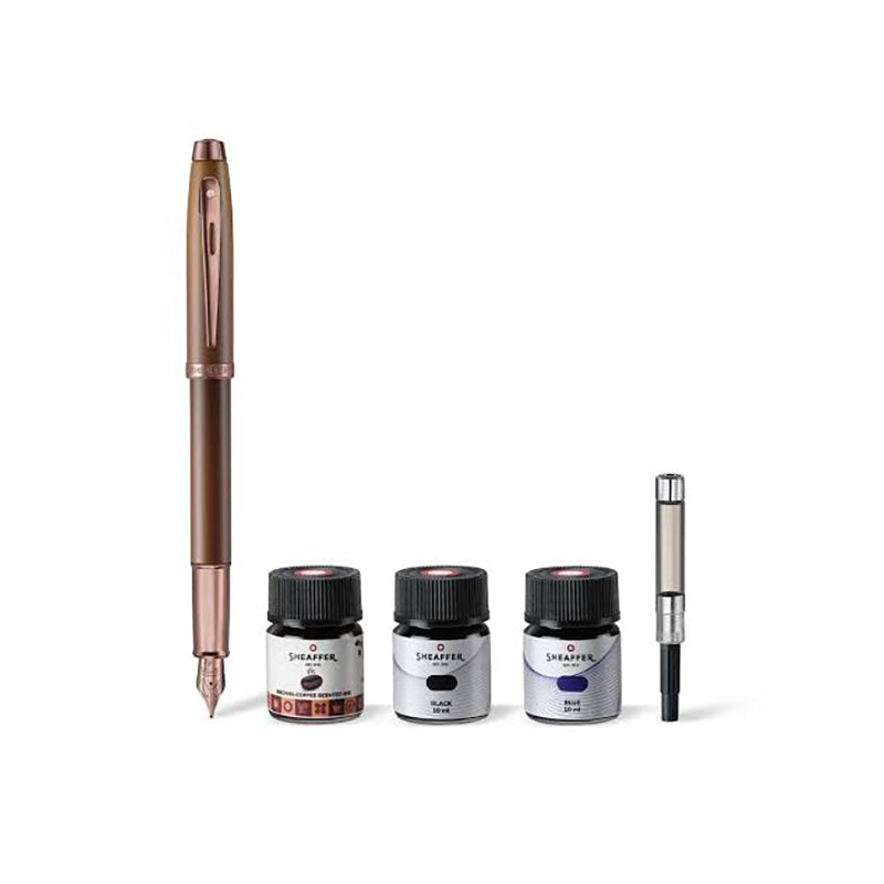 SHEAFFER 100 9374 Fountain Pen with 3 Ink Vial 10ml Set
