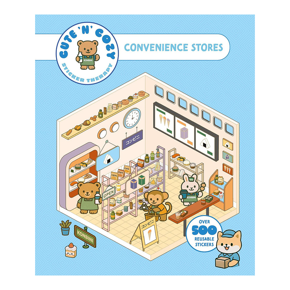 Cute 'N' Cozy Sticker Therapy: Convenience Stores by Zenny Abanales