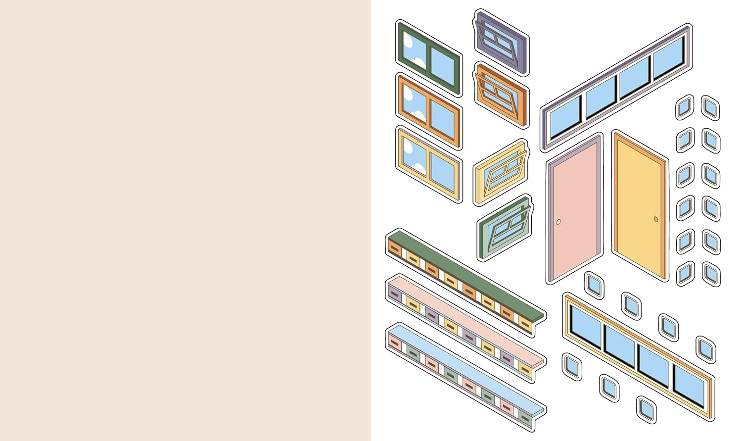 Cute 'N' Cozy Sticker Therapy: Convenience Stores by Zenny Abanales