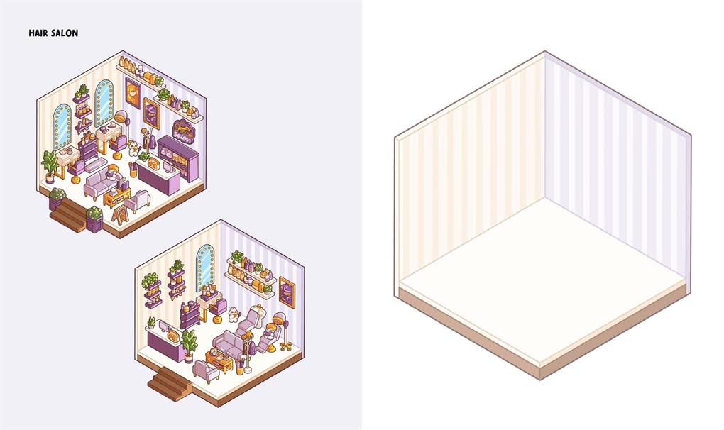 Cute 'N' Cozy Sticker Therapy: Cozy Town by Zenny Abanales
