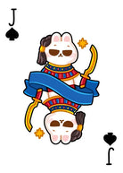 Cute 'N' Cozy Playing Cards by Zenny Abanales
