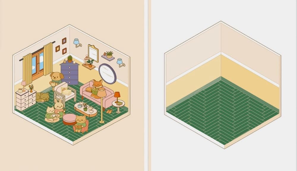 Cute 'N' Cozy Sticker Therapy: Houses by Zenny Abanales