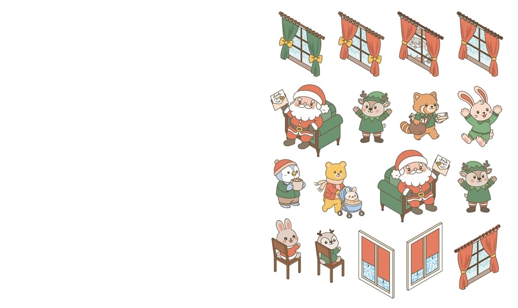 Cute 'N' Cozy Sticker Therapy: Christmas by Zenny Abanales