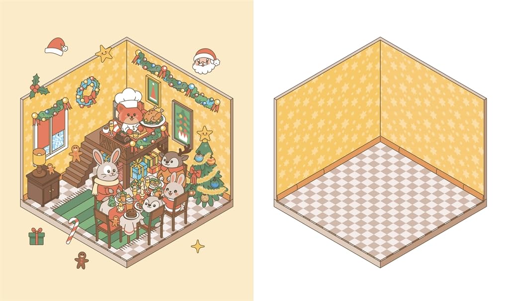 Cute 'N' Cozy Sticker Therapy: Christmas by Zenny Abanales