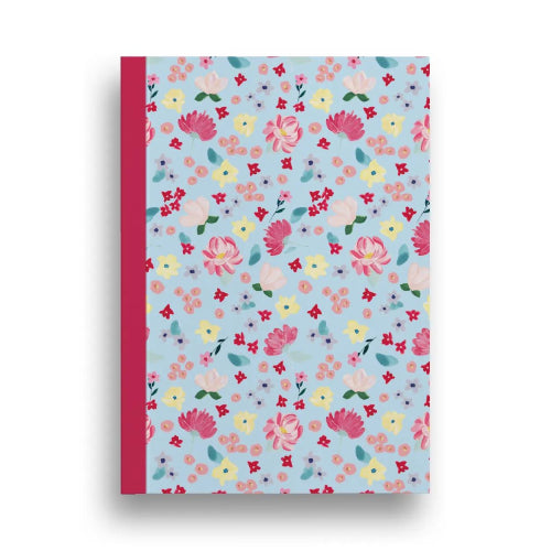 JOLIPAD Notepad A6 Floral Blue