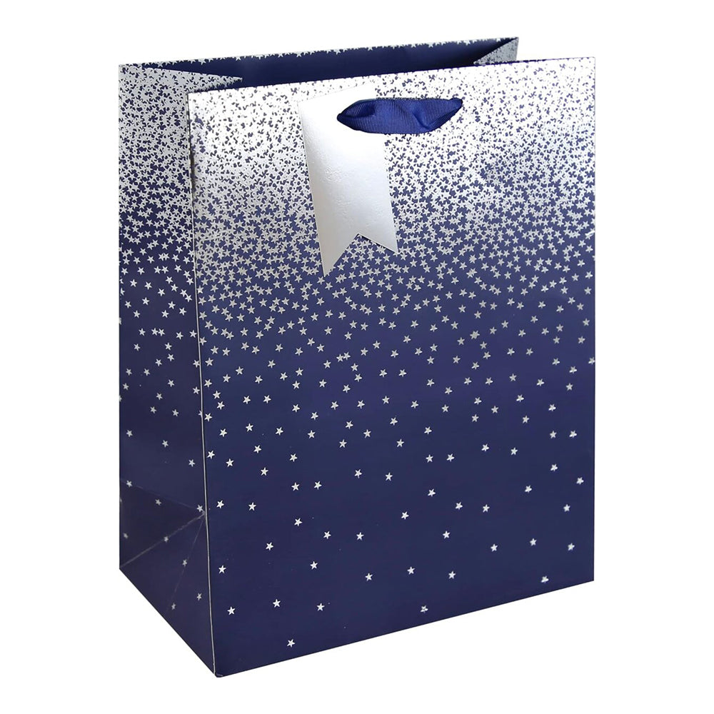 EUROWRAP Gift Bag Medium Navy Ombre