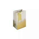 EUROWRAP Gift Bag Perfume Cream Gold Distressed