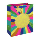 EUROWRAP Gift Bag Large Neon Birthday
