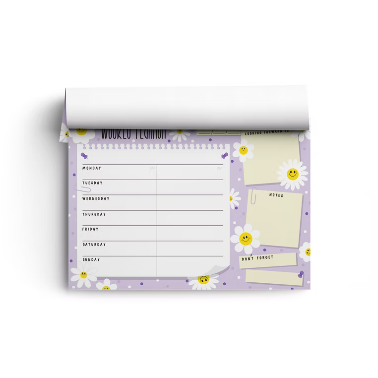 JOLIPAD Desk Planner Daisies