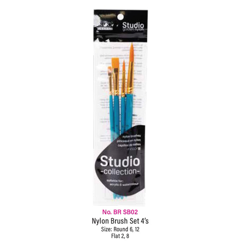 KCK Studio Nylon Brush Set SB02 - 4's
