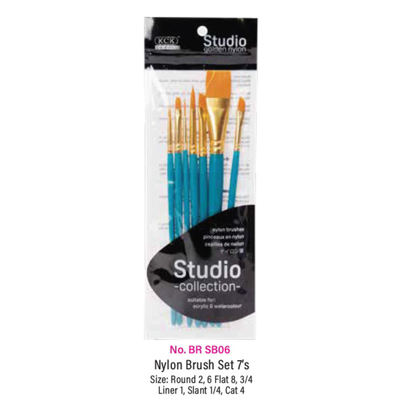 KCK Studio Nylon Brush Set SB06 - 7's